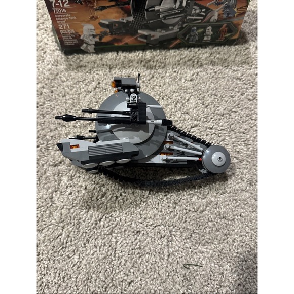 LEGO Star Wars 75015 Corporate Alliance Tank Droid 99% Complete With Box - Picture 5 of 9